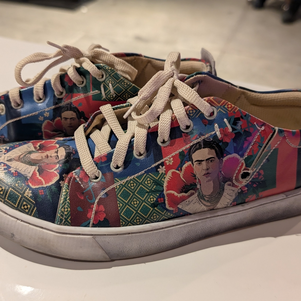 Colorful Frida Kahlo Sneakers